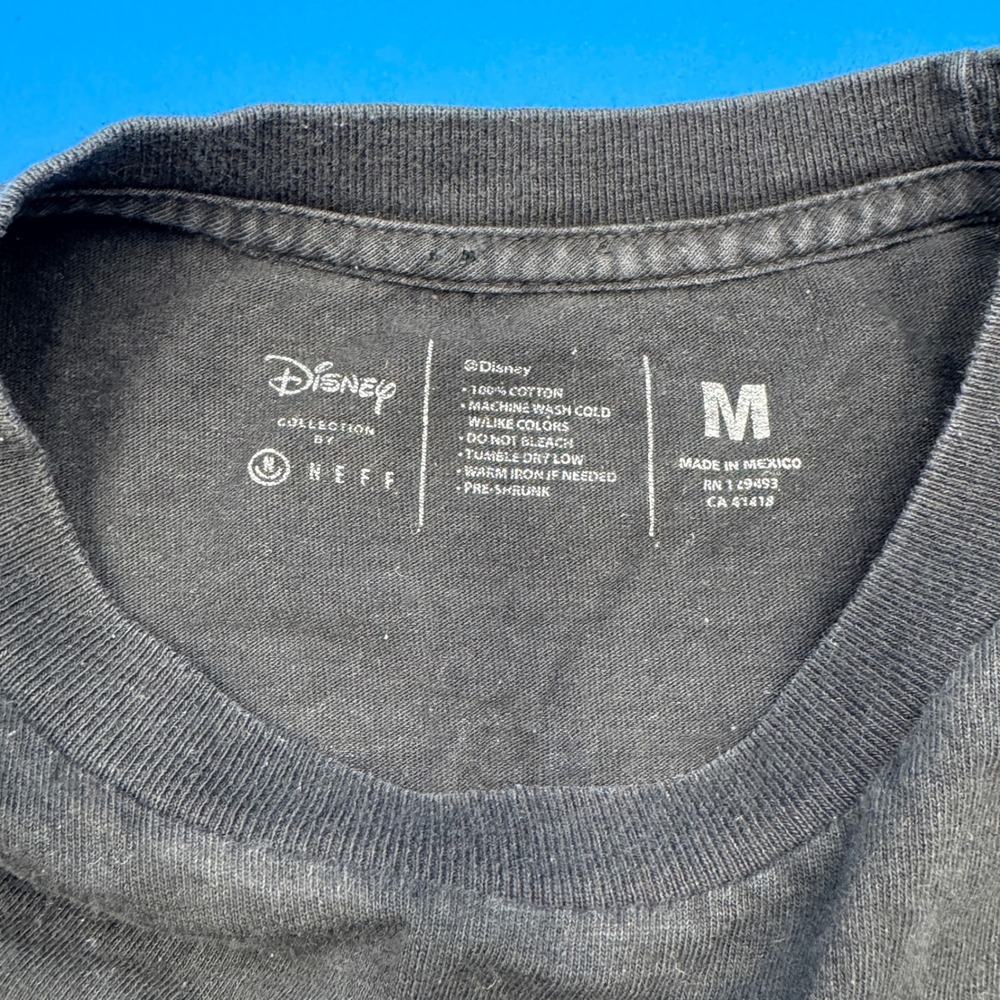 Disney Mickey Mouse NEFF Graphic T‎ Shirt Black Men's Size Medium - Picture 5 of 7